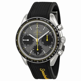 Omega Speedmaster Racing Grey Dial Black Rubber Men's Watch 32632405006001