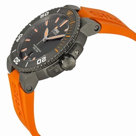 Oris Aquis Date Black Dial Orange Rubber Men's Watch 01 733 7653 4259-07 4 26 34