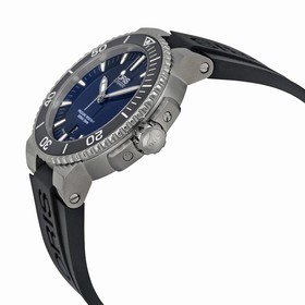 Oris Aquis Date Dark Blue Dial Black Rubber Men's Watch 733-7653-4135RS