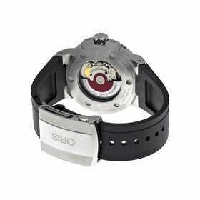 Oris Aquis Date Dark Blue Dial Black Rubber Men's Watch 733-7653-4135RS