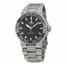Oris Aquis Date Dark Grey Dial Stainless Steel Men's Watch 733-7653-4153MB