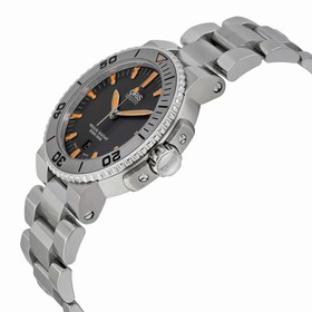 Oris Aquis Date Grey Dial Stainless Steel Men's Watch 733-7653-4158MB