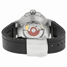 Oris Aquis Date Silver Dial Black Rubber Men's Watch 01 733 7676 4141-07 4 21 34