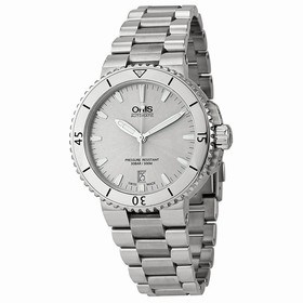 Oris Aquis Date Silver Dial Stainless Steel Men's Watch 01 733 7676 4141-07 8 21 10P