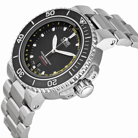 Oris Aquis Depth Gauge Automatic Black Dial Steel Men's Watch 733-7675-4154MB