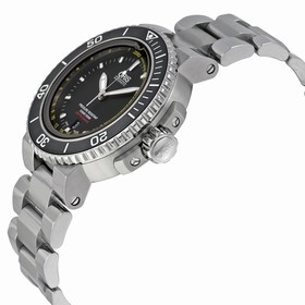 Oris Aquis Depth Gauge Black Dial Stainless Steel Men's Watch 733-7675-4154SET