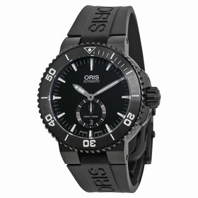 Oris Aquis Diver Automatic Black Dial Titanium Black Rubber Men's Watch 739-7674-7754RS