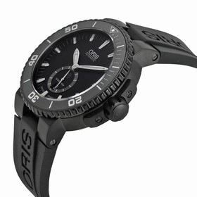 Oris Aquis Diver Automatic Black Dial Titanium Black Rubber Men's Watch 739-7674-7754RS