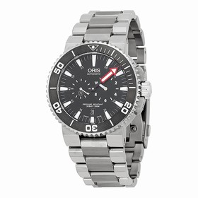 Oris Aquis Regulateur Der Meistertaucher Black Dial Titanium Men's Watch 01 749 7677 7154-Set