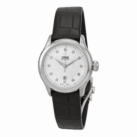 Oris Artelier Automatic Silver Dial Ladies Watch 561-7604-4041LS