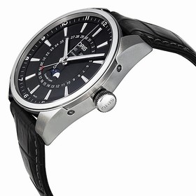 Oris Artelier Complication Black Dial Automatic Black Leather Men's Watch 01 915 7643 4054 07 5 21 81FC