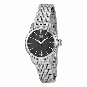 Oris Artelier Date Black Dial Stainless Steel Ladies Watch 01 561 7687 4094-07 8 14 77