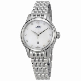 Oris Artelier Date Mother Of Pearl Stainless Steel Ladies Watch 01 561 7687 4091-07 8 14 77