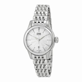 Oris Artelier Date Silver Dial Stainless Steel Ladies Watch 01 561 7687 4051-07 8 14 77