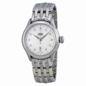 Oris Artelier Diamond Stainless Steel Ladies Watch 561-7604-4041MB