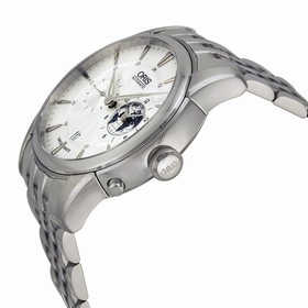 Oris Artelier GMT Automatic Silver White Dial Stainless Steel Men's Watch 690-7690-4081MB