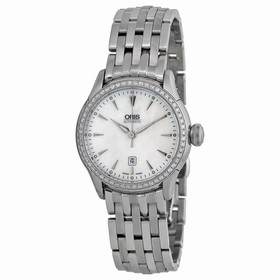 Oris Artelier Mother of Pearl Dial Stainless Steel Ladies Watch 561-7604-4956MB