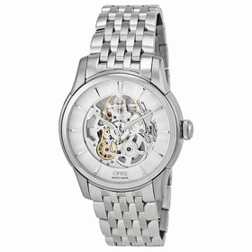 Oris Artelier Skeleton Dial Stainless Steel Men's Watch 01 734 7670 4051-07 8 21 77