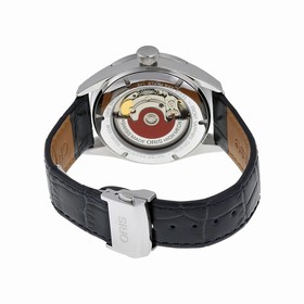 Oris Artix Blue Dial Blue Leather Strap Sainless Steel Case Men's Watch 733-7713-4035LS