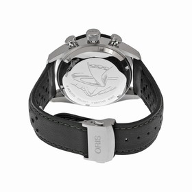 Oris Artix Calobra Chronograph Automatic Black Dial Black Leather Men's Watch 676-7661-4494SET