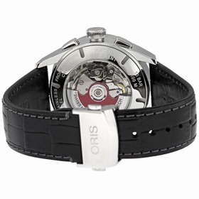 Oris Artix Chronograph 44mm Leather Strap Watch 674-7644-4054LS