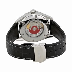 Oris Artix Date Automatic Black Dial Black Leather Men's Watch 733-7642-4034LS