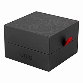 Oris Artix Date Automatic Black Dial Black Leather Men's Watch 733-7642-4034LS