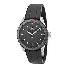 Oris Artix GT Date Black Dial Black Rubber Mid Size Watch 733-7671-4434RS