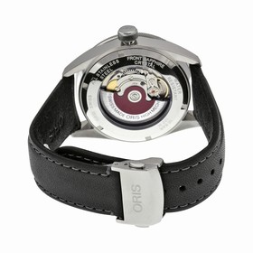 Oris Artix GT Day Date Black Dial Leather Strap Automatic Men's Watch 735-7662-4174LS