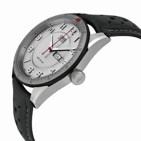 Oris Artix GT Day Date Silver Dial Black Leather Men's Watch 01 735 7662 4461-07 5 21 87 FC