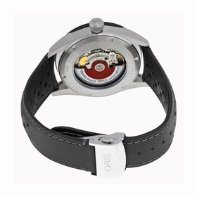 Oris Artix GT Day Date Silver Dial Black Leather Men's Watch 01 735 7662 4461-07 5 21 87 FC