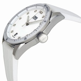 Oris Artix GTDate Diamonds White Dial White Rubber Ladies Watch 733-7671-4191RS