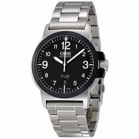 Oris BC3 Advanced Day Date Stainless Steel Bracelet Men's Watch 735-7641-4364MB