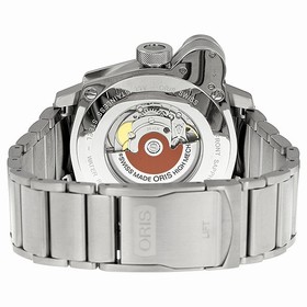 Oris BC4 Der Meisterflieger Automatic Black Dial Steel Men's Watch 749-7632-4194MB
