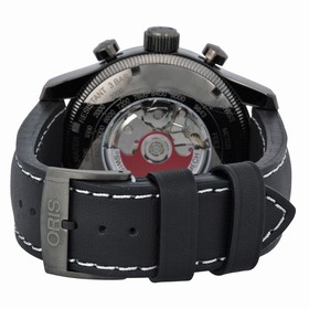 Oris Big Crown Automatic Black Dial Black Leather Men's Watch 675-7648-4234LS