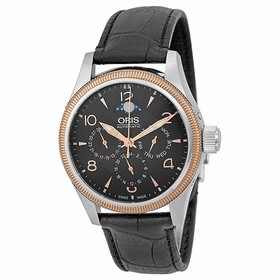 Oris Big Crown Complication Black Guilloche Dial Automatic Men's Watch 01 582 7627 4364-07 5 20 76FC