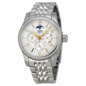Oris Big Crown Multi-Function White Dial Steel Men's Watch 582-7627-4061MB 