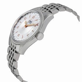 Oris Big Crown Original Pointer Date Silver Guilloche Dial Stainless Steel Men's Watch 01 754 7696 4061-07 8 20 30