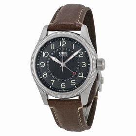 Oris Big Crown Pointer Date Black Dial Brown Leather Men's Watch 01 754 7679 4064-07 5 20 78FC