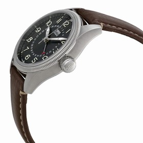 Oris Big Crown Pointer Date Black Dial Brown Leather Men's Watch 01 754 7679 4064-07 5 20 78FC