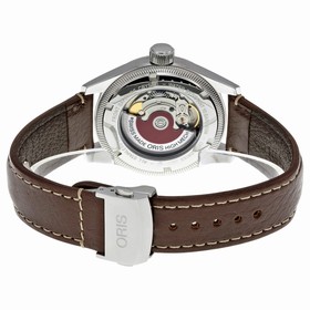 Oris Big Crown Pointer Date Black Dial Brown Leather Men's Watch 01 754 7679 4064-07 5 20 78FC