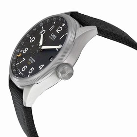 Oris Big Crown Pro Pilot Automatic Black Dial Black Textile Men's Watch 748-7710-4164BLKFS