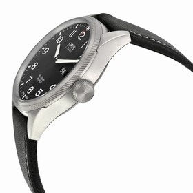 Oris Big Crown Pro Pilot Black Dial Black Leather Men's Watch 752-7698-4164LS