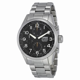 Oris Big Crown Pro Pilot Chronograph Black Dial Stainless Steel Watch 774-7699-4134MB