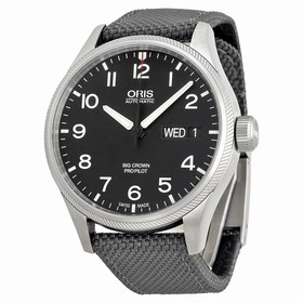 Oris Big Crown Pro Pilot Day Date Black Dial Men's Watch 01 752 7698 4164-07 5 22 17 FC