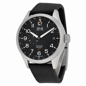 Oris Big Crown ProPilot Automatic Black Dial Black Textile Men's Watch 748-7710-4164FS