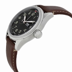 Oris Big Crown ProPilot Automatic Black Dial Brown Leather Men's Watch 745-7688-4034LS