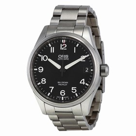 Oris Big Crown ProPilot Automatic Black Dial Stainless Steel Watch 751-7697-4164MB
