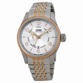 Oris Big Crown Small Second Pointer Day Silver Dial Stainless Steel Men's Watch 01 745 7688 4361-07 8 22 32