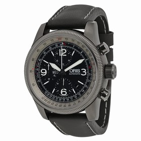 Oris Big Crown X1 Calculator Black Dial Chronograph Men's Watch 675-7648-4264SET